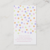 Sprinkles Bakkerij Donuts Visitekaartje (Achterkant)