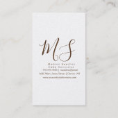 Sprinkles Bakkerijijs Schuim Krullen Visitekaartje (Achterkant)