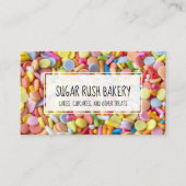 Sprinkles Cupcake Cake Bakery Sugar Visitekaartje (Voorkant)