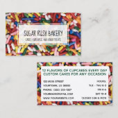 Sprinkles Cupcake Cake Bakery Sugar Visitekaartje (Voorkant / Achterkant)
