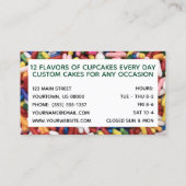 Sprinkles Cupcake Cake Bakery Sugar Visitekaartje (Achterkant)