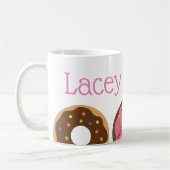 Sprinkles Donut Aangepaste Gepersonaliseerde Mok (Links)