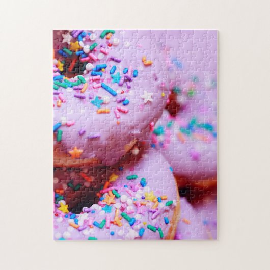 Sprinkles Donut Photography Complex Jigzaag Puzzle Legpuzzel (Verticaal)