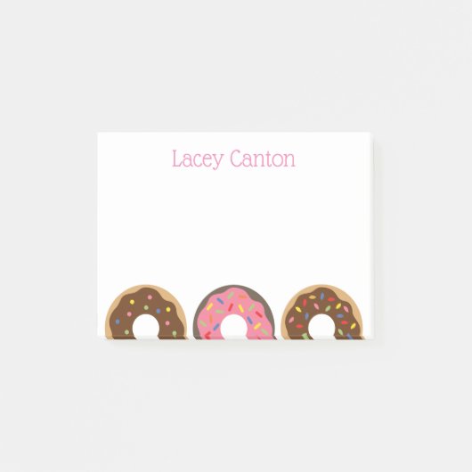 Sprinkles Donuts Gepersonaliseerde Post-it Notitie Post-it® Notes (Voorkant)