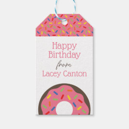 Sprinkles Donuts Personalized Gift Labels Cadeaulabel