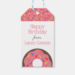 Sprinkles Donuts persoonlijke cadeauLabels