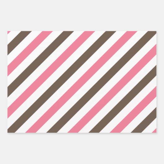 Sprinkles Donuts Stripes Gift Wrap Sheets Inpakpapier Vel (Voorkant 3)