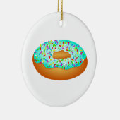 Sprinkles Doughnut Keramisch Ornament (Rechts)