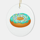 Sprinkles Doughnut Keramisch Ornament (Links)