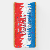 Sprinkles en America Ice Cream Spandoek (Verticaal)