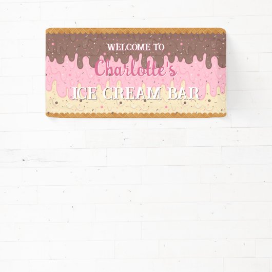 Sprinkles en Neapolitan Ice Cream Spandoek (Insitu)