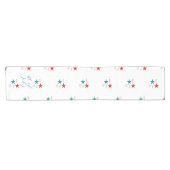 Sprinkles en sterren Vierde juli Patriottisch Korte Tafelloper (Horizontaal)