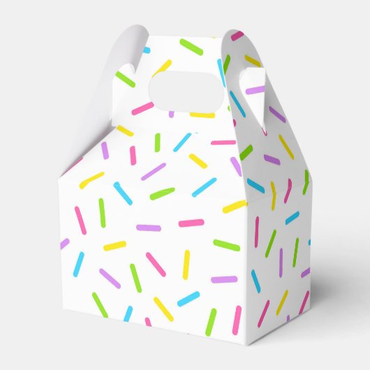Sprinkles Favor Boxes Bedankdoosjes (Voorkant Zijde)