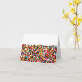 Sprinkles-Filled Cards Kaart (Gele Bloem)