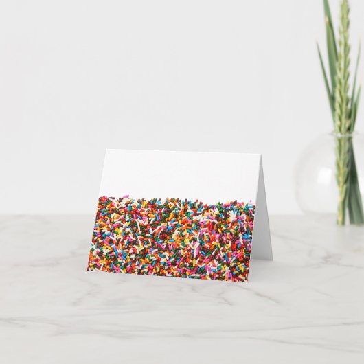 Sprinkles-Filled Cards Kaart (Voorkant)