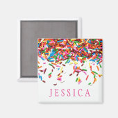 Sprinkles Gepersonaliseerd Magneet (Voorkant / Achterkant)