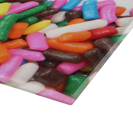 Sprinkles Glass Cutting Board Snijplank (Hoek)