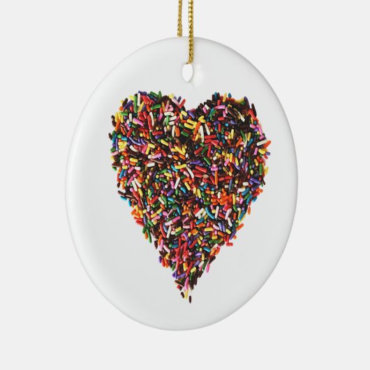 Sprinkles Heart Ornament (Rechts)