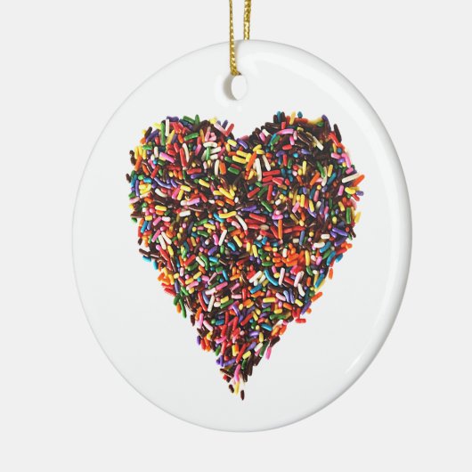 Sprinkles Heart Ornament (Links)