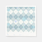 Sprinkles Hot Cocoa Winter Snowflakes Baby shower Servet (Voorkant)