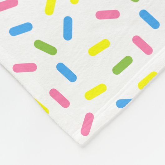 Sprinkles Ice Cream Cone Gepersonaliseerde Deken (Hoek)