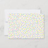 Sprinkles Ice Cream Cone Personated Note Cards Bedankkaart (Achterkant)