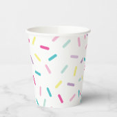 Sprinkles Ijs en Cake Verjaardag Papieren Bekers (Links)