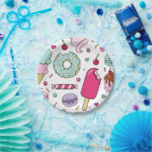 Sprinkles Ijs en Cake Verjaardag Papieren Bordje (Feest)