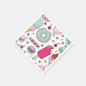 Sprinkles Ijs en Cake Verjaardag Servet (Hoek)
