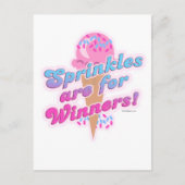 Sprinkles is voor winnaars briefkaart (Voorkant)