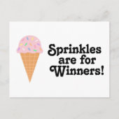Sprinkles is voor winnaars, Champ. Briefkaart (Voorkant)