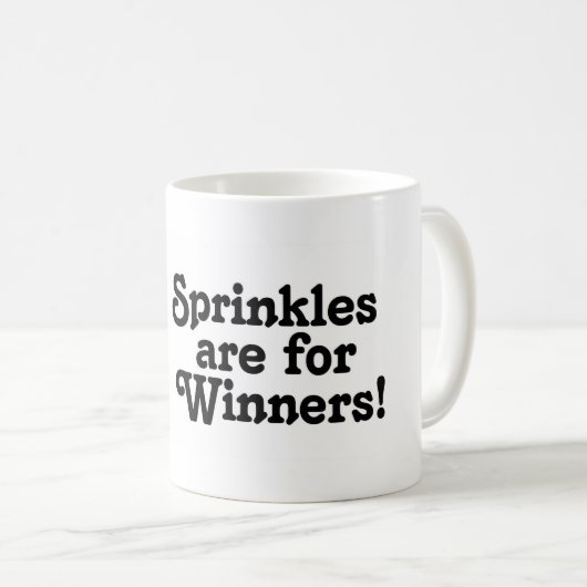 Sprinkles is voor winnaars, Champ. Koffiemok (Voorkant rechts)