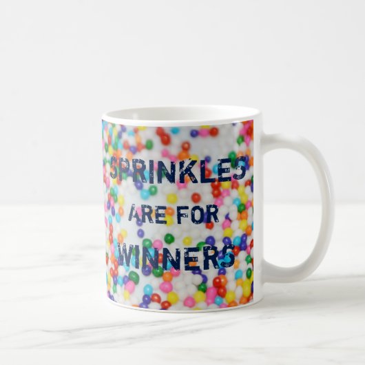 Sprinkles is voor winnaars grappige sprinkhaancita koffiemok (Rechts)