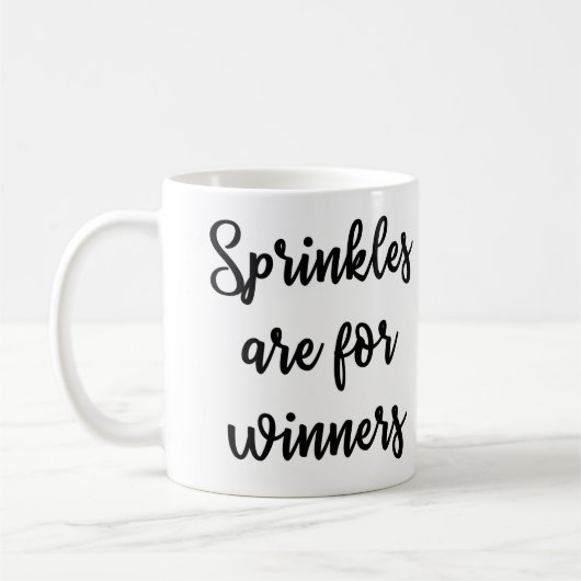 Sprinkles is voor winnaars Mok (Links)