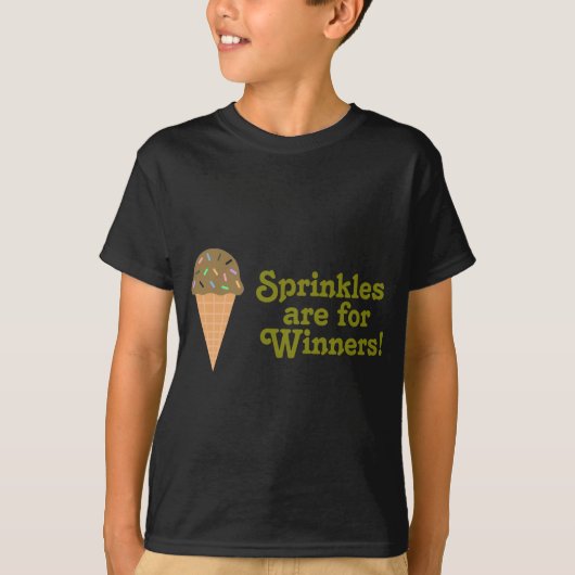 Sprinkles is voor Winners, Champ. T-shirt (Voorkant)