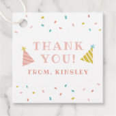 Sprinkles kinderen verjaardagsfeestje voor label (Voorkant)