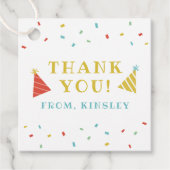 Sprinkles Kinderfeestje Bedankjes Labels (Voorkant)