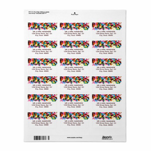 Sprinkles Labels (Full Sheet)