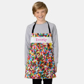 Sprinkles met naam schort (Gedragen)
