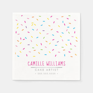 SPRINKLES modern schattig gepatenteerd kleurrijk f Servet