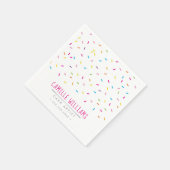 SPRINKLES modern schattig gepatenteerd kleurrijk f Servet (Hoek)