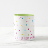 SPRINKLES modern schattig patroon  kleurrijk Mok (Midden)