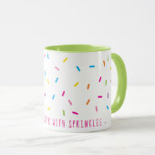 SPRINKLES modern schattig patroon  kleurrijk Mok (Voorkant rechts)
