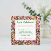 Sprinkles Party-uitnodigingen Kaart (Staand voorkant)