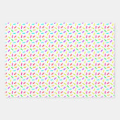 Sprinkles Patroon Kleurrijk Aangepast Inpakpapier Vel (Voorkant 3)