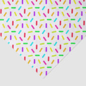Sprinkles Patroon Kleurrijk Aangepast Tissuepapier (Detail)