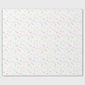SPRINKLES patroon kleurrijke moderne regenboog Cadeaupapier (Vlak)