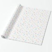 SPRINKLES patroon kleurrijke moderne regenboog Cadeaupapier (Uitgerold)