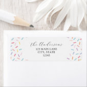 Sprinkles Return Address Label (Insitu)