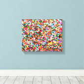 Sprinkles Stretched Canvas afdrukken (Insitu (Houten vloer))